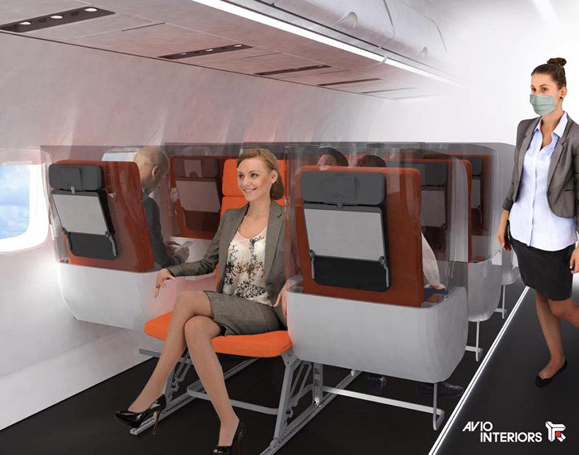 Avio Interiors reverse seating configuration